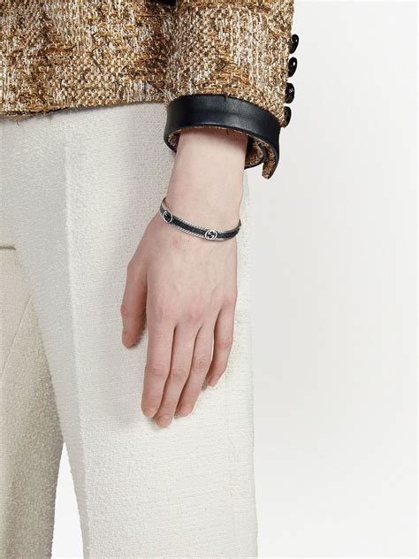 gucci cuff bracelets|gucci interlocking g bracelet.